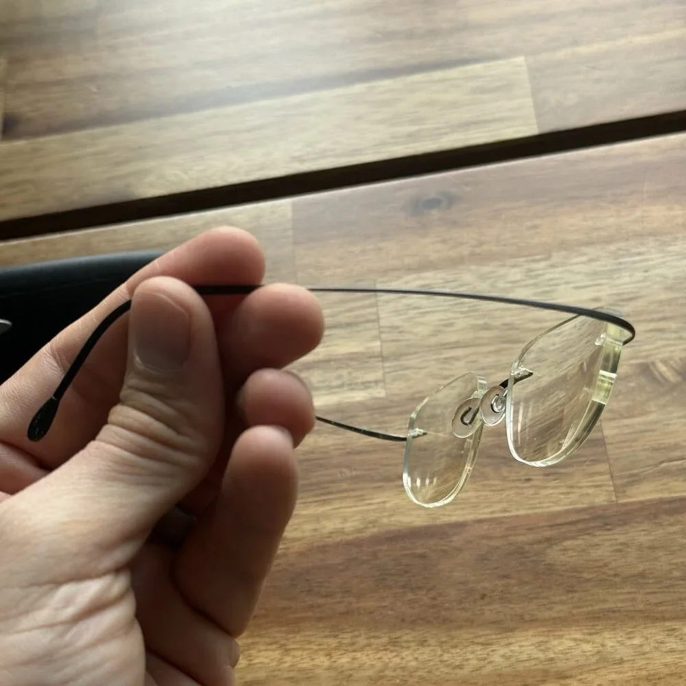Silhouette Eyeglasses Mod 7395 Frameless Preowned AUTHENTIC TITAN Austria